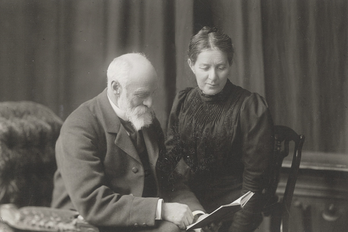 Jules Calonder mit Ehefrau